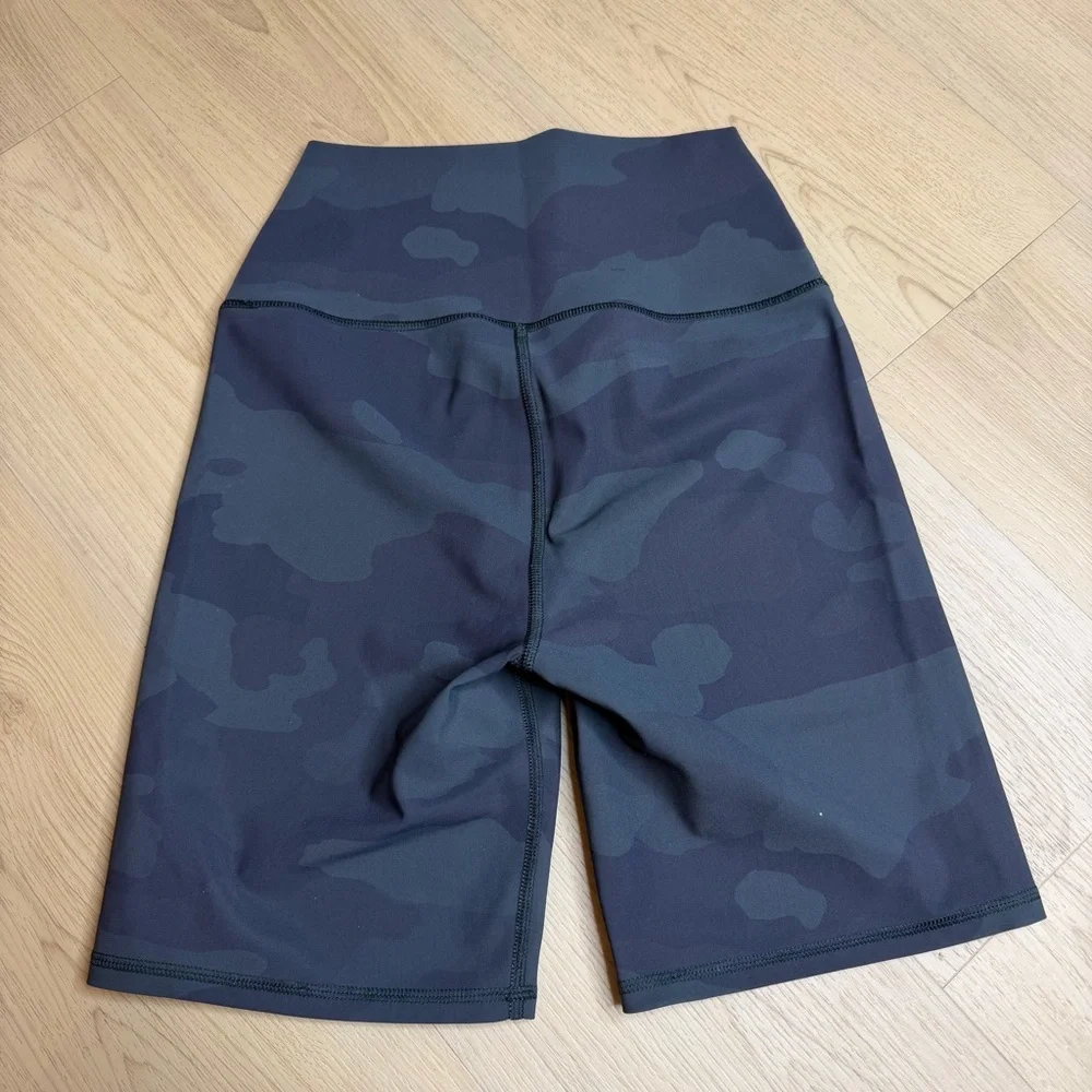 Alo Camo Biker Shorts